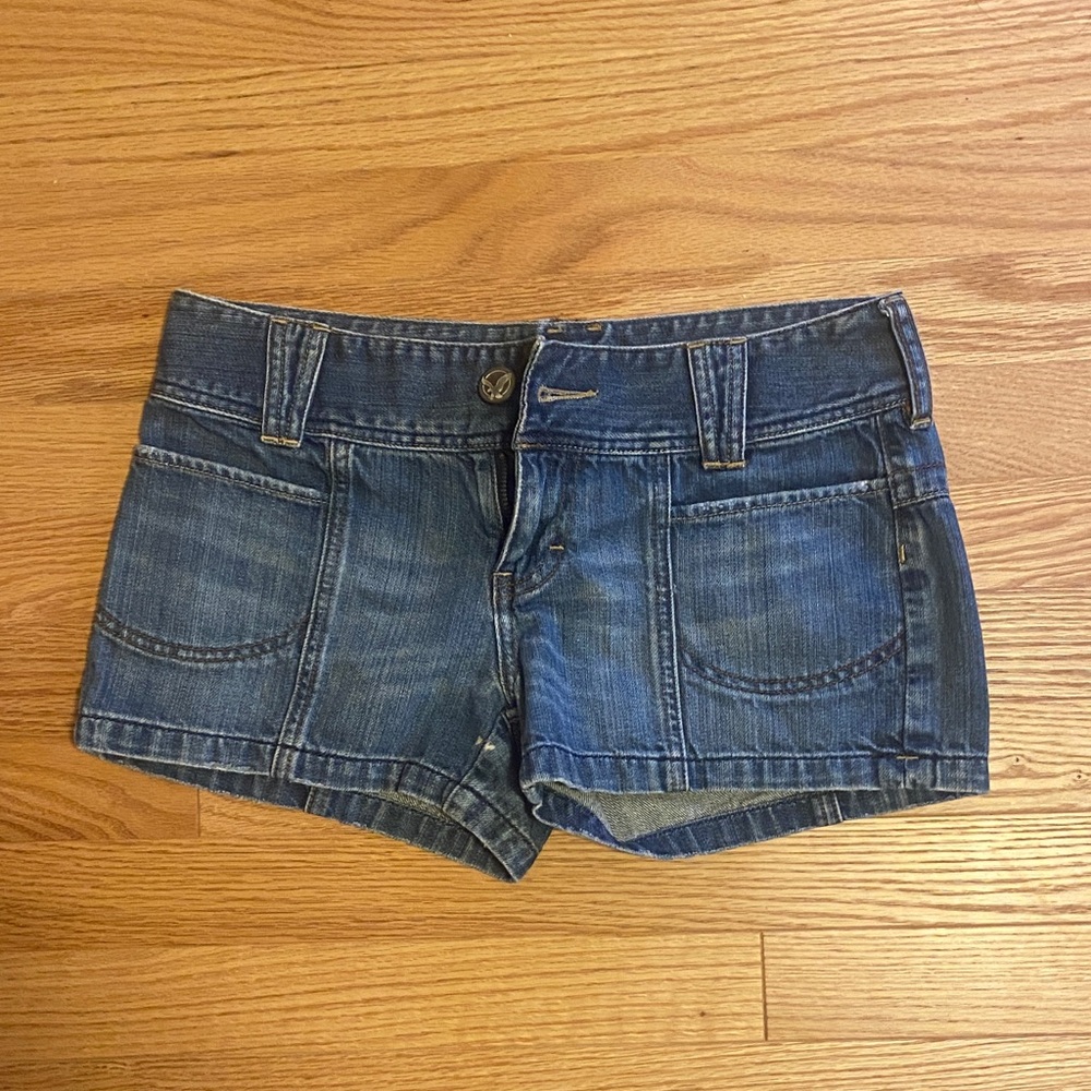American Eagle Outfitters Dark Blue Jean Shorts